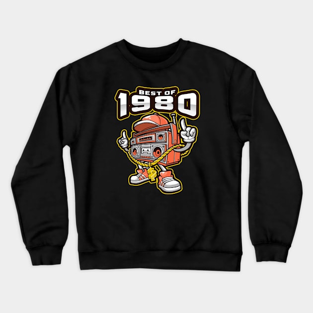 Best of 1980 Crewneck Sweatshirt by Boga